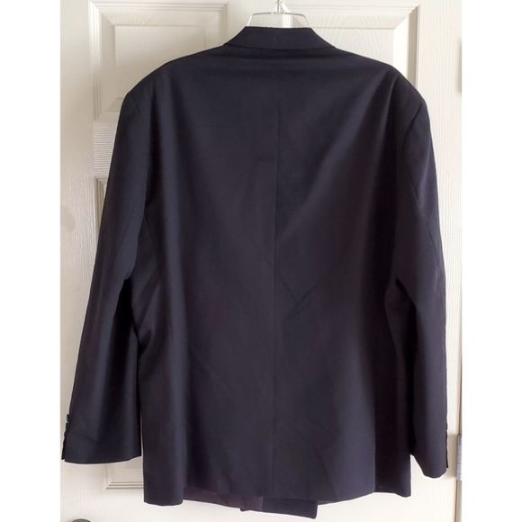 EUC Stefano Ricci Mens Wool Blazer Dress Suit Jacket Coat Lined Size IT 56 Black - Picture 3 of 10